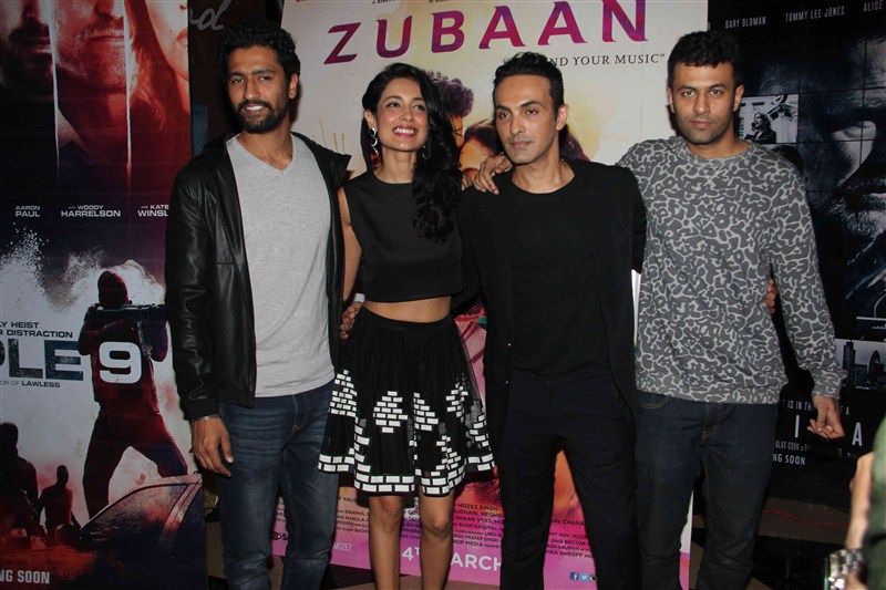 Fashion social network Roposo held an exclusive screening of the upcoming musical drama film Zubaan,Zubaan Special screening,Zubaan Special screening in mumbai,Sarah Jane Dias,Vicky Kaushal,Mozez Singh,Guneet Monga,Zubaan Special screening pics,Zubaan Special screening images,Zubaan Special screening stills,Zubaan Special screening pictures
