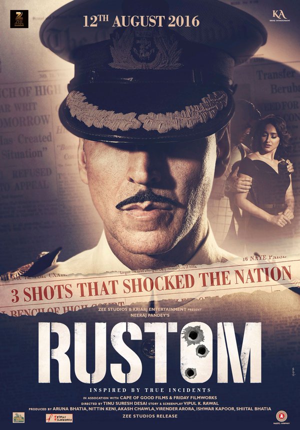 Bollywood actor Akshay Kumar's 'Rustom movie poster Akshay Kumar,Rustom,Rustom first look,Rustom first look poster,rustom first look revealed,Rustom poster,Akshay Kumar as Rustom,bollywood movie Rustom,Rustom movie stills,Rustom movie pics,Rustom movie images,Rustom movie photos