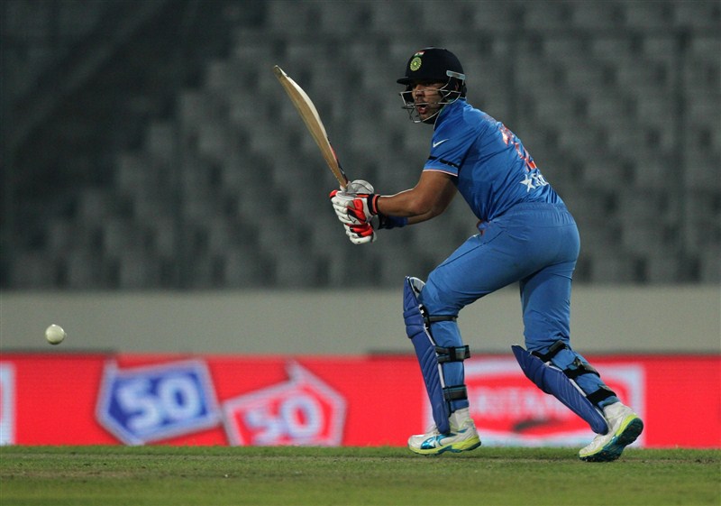India made a mockery of the United Arab Emirates' paltry total of 81/9 as they got home with nine wickets and 9.5 overs to spare in an Asia Cup Twenty20 International cricket encounter at the Sher-e-Bangla National Cricket Stadium here on Thursday. Asia Cup,Asia Cup 2016,Asia Cup T20 2016,Asia Cup T20,India vs UAE,India vs UAE cricket,India vs UAE pics,India vs UAE images,India vs UAE stills,India vs UAE pictures