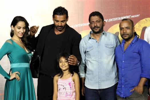 Bollywood actor John Abraham at Rocky Handsome Trailer Launch.