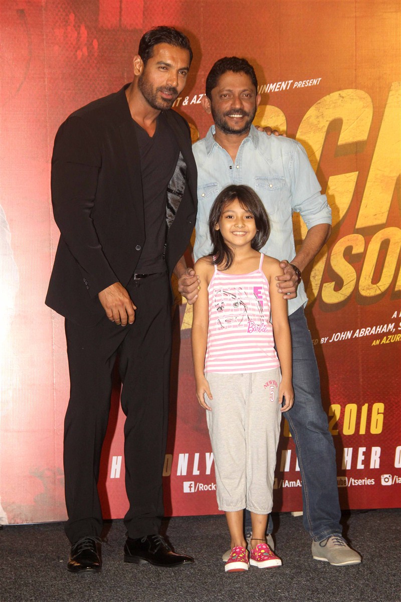 Bollywood actor John Abraham at Rocky Handsome Trailer Launch. John Abraham,John Abraham at Rocky Handsome Trailer Launch,Rocky Handsome Trailer Launch,Rocky Handsome Trailer,rocky handsome trailer,bollywod movie Rocky Handsome,Rocky Handsome Trailer Launch pics,Rocky Handsome Trailer Launch images,Rocky Handsome Tra