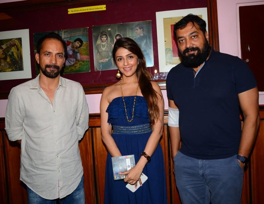 Anurag Kashyap, Shyam Benegal, Neville Tuli, Lalita Lajmi, Aarti Chhabria, Deepak Dobriyal, Uma da Cunha among others at at the opening ceremony of Osian's Cinefan Festival at Liberty Cinema. Osian's Cinefan Fest,Anurag Kashyap,Shyam Benegal,Neville Tuli,Lalita Lajmi,Aarti Chhabria,Deepak Dobriyal,Uma da Cunha