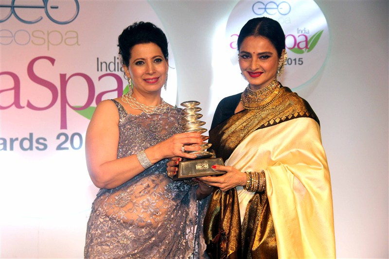 9th GeoSpa asiaSpa India Awards ceremony at ITC Grand Central in Mumbai. The event spread out the red carpet to leading Bollywood divas and social glitterati from the town. Geospa Asiaspa Awards,Asiaspa Awards,9th GeoSpa asiaSpa India Awards,9th GeoSpa asiaSpa,Shilpa Shetty,Bipasha Basu,Sushmita Sen,Madhavan,Randeep Hooda,Parineeta Sethi,Rekha,Tiger Shroff,Athiya Shetty,Upen Patel,Mandana Karimi