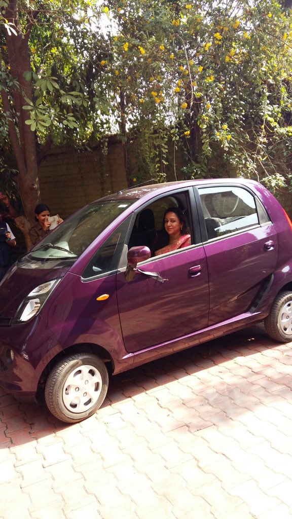 Actress-politician Hema Malini has bought a Nano car, and hopes she gets to drive it herself. Hema Malini,Hema Malini buys Tata Nano,Tata Nano,Tata Nano car,BJP leader Hema Malini buys Tata Nano,Vrindavan