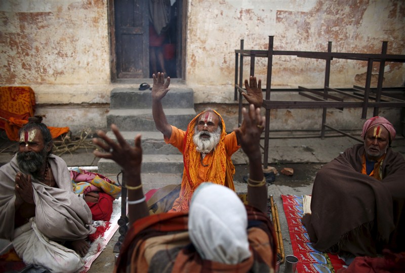 Celebrated by Hindu devotees all over the world, Shivaratri is dedicated to Lord Shiva, and holy men mark the occasion by praying, smoking marijuana or smearing their bodies with ashes. Maha Shivaratri,Maha Shivaratri 2016,Shivaratri,Maha Shivaratri festival,Shivaratri festival,Maha Shivaratri celebration,Maha Shivaratri praying,Hindus celebrating Maha Shivaratri Festival,Hindus celebrating Maha Shivaratri