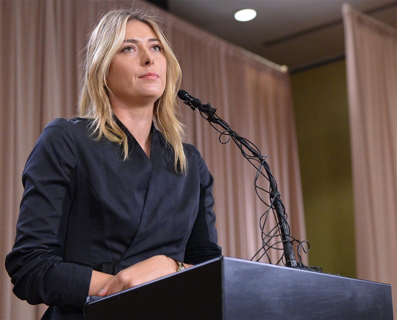Russian tennis ace Maria Sharapova on Monday admitted to failing a drug test at the Australian Open in January, an act that will get her suspended from tennis. Maria Sharapova,Russian player Maria Sharapova,Maria Sharapova drug test,Maria Sharapova drug test at Australian Open Tennis,Australian Open Tennis,Maria Sharapova failing a drug test