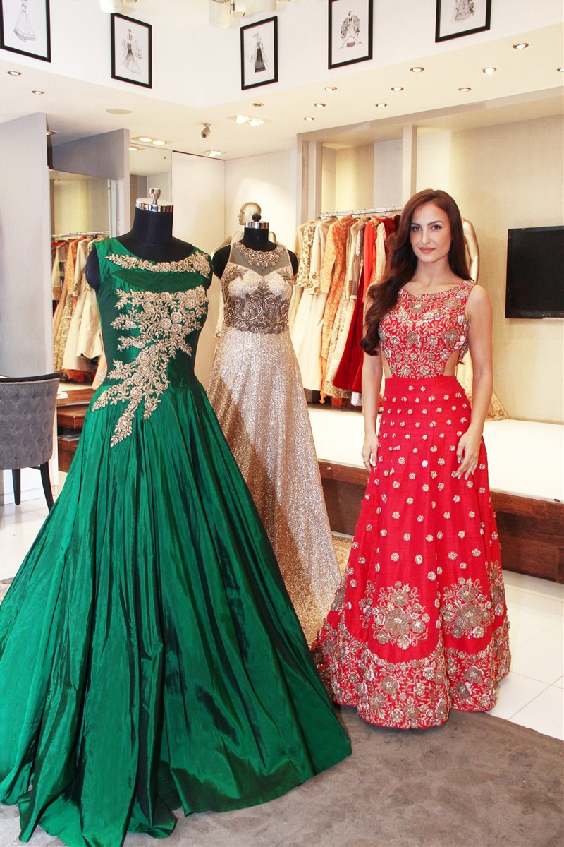 Elli Avram visits 'Kalki' Fashion Store for TV Asia - Photos,Images ...