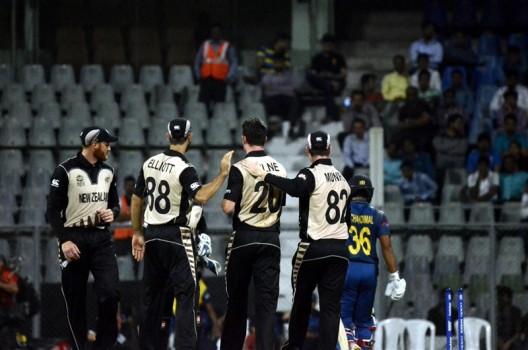 Colin Munro and Corey Anderson struck quickfire half-centuries as New Zealand registered a convincing 74-run victory against Sri Lanka in the warm up match of the World Twenty20 cricket tournament at the Wankhede Stadium on Thursday.
