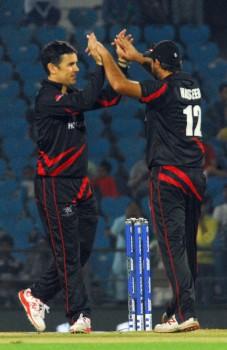 Afghanistan defeated Hong Kong by six wickets.