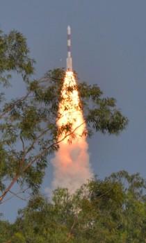 An Indian rocket on Thursday evening blasted off successfully with the country's sixth navigation satellite called IRNSS-1F from the rocket port.