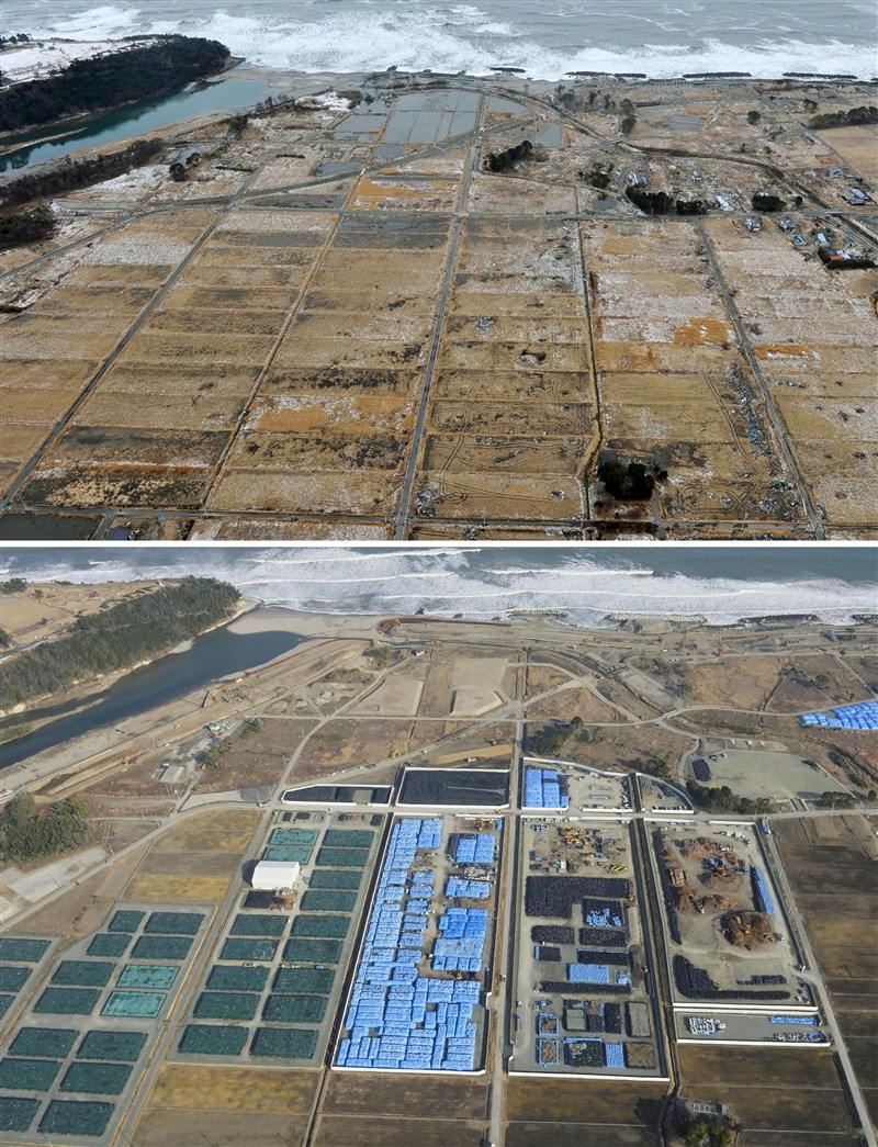 Before and after pictures ahead of the five-year anniversary of the March 11, 2011 earthquake and tsunami disaster. Japan 2011 tsunami,Japan tsunami,Japan 2011 tsunami five-year anniversary,Japan tsunami five-year anniversary,tsunami five-year anniversary,tsunami disaster