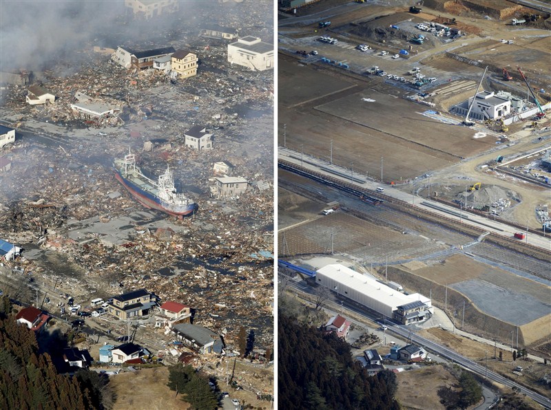 Before and after pictures ahead of the five-year anniversary of the March 11, 2011 earthquake and tsunami disaster. Japan 2011 tsunami,Japan tsunami,Japan 2011 tsunami five-year anniversary,Japan tsunami five-year anniversary,tsunami five-year anniversary,tsunami disaster