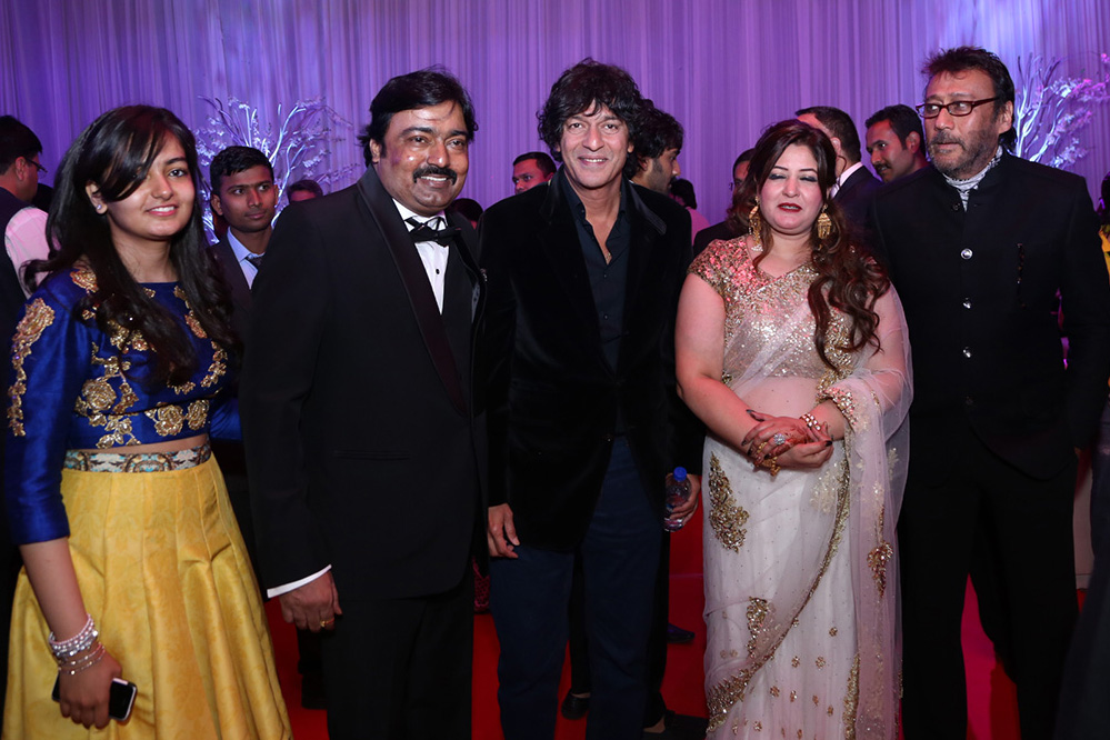 Indore became a celestial hub, when Awadhesh Dixit, Director - Global Group Of Companies, and his gorgeous wife Surekha Dixit hosted a grand party to celebrate the 25th wedding anniversary of the former's younger brother Hradayesh Dixit and his better half Pratiksha Dixit at their palatial farmhouse. Awadhesh Dixit,Ajay Jadeja,Anil Kapoor,Huma Quereshi,Jackie Shroff,Shilpa Shetty,Suniel Shetty,Rajiv Shukla,Sanjay Kapoor,Rajat Rawail,Chunky Pandey,Yuvika Chaudhary,Anjana Sukhani,Kainaat Arora,Aarti Chabaria,Tabu