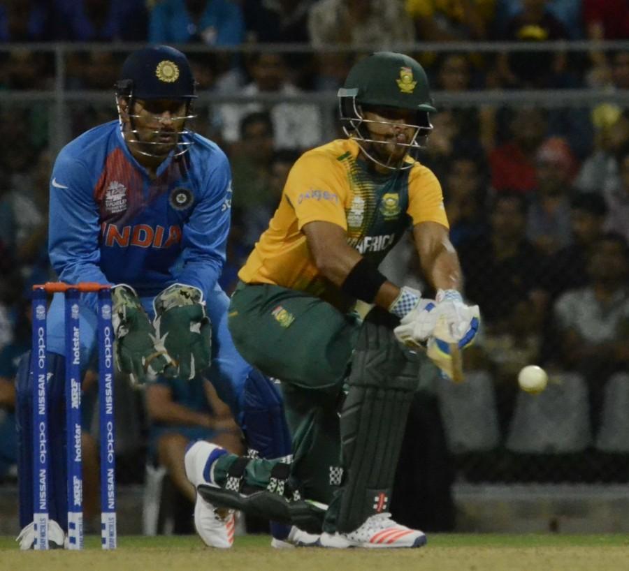 Star batsmen Jean-Paul Duminy and Quinton de Kock struck fluent half-centuries as South Africa registered a nail-biting, four run victory against India in the warm-up match ahead of the World Twenty20 cricket tournament at the Wankhede Stadium on Saturday. India vs South,T20 2016 warmup match,T20 2016,World T20 2016 warmup match,World T20 2016 warmup match live,World T20 2016 warmup match pics,World T20 2016 warmup pics,World T20 2016 warmup images,World T20 2016 warmup stills,World T20 2016 warmup pictur