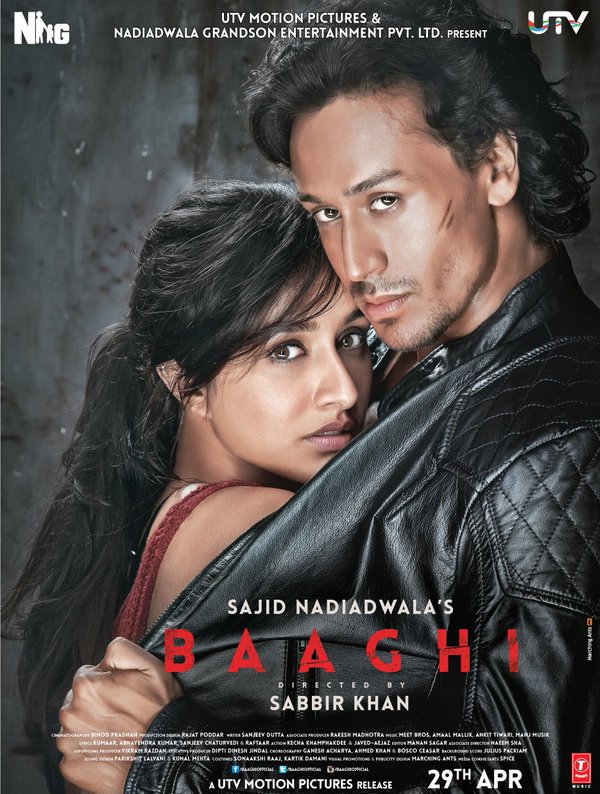 Shraddha Kapoor and Tiger Shroff's upcoming movie 'Baaghi: Rebels in Love' poster is out. Shraddha Kapoor,Tiger Shroff,Shraddha Kapoor and Tiger Shroff,Baaghi: Rebels in Love first look poster,Baaghi: Rebels in Love poster,Baaghi: Rebels in Love first look,Baaghi: Rebels in Love,Shraddha Kapoor and Tiger Shroff in Baaghi: Rebels in Love