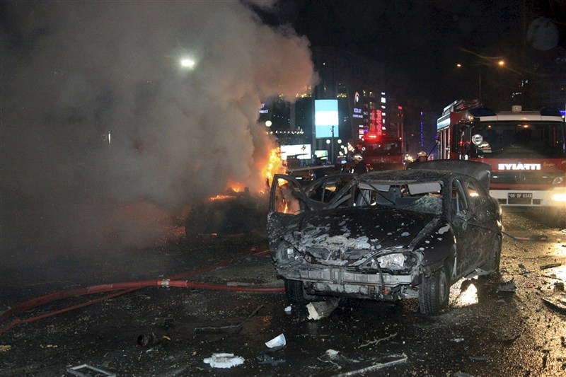 At least 34 people were killed and 125 others injured after an explosion hit Turkey's capital city of Ankara, the media reported on Monday. Ankara car bomb,Turkey condemns terror attack,Turkey terror attack,Ankara terror attack,Turkey car bomb blast kills 34,Turkey car bomb blast,car bomb blast in Turkey,car bomb blast,Ankara car bomb blast kills 34