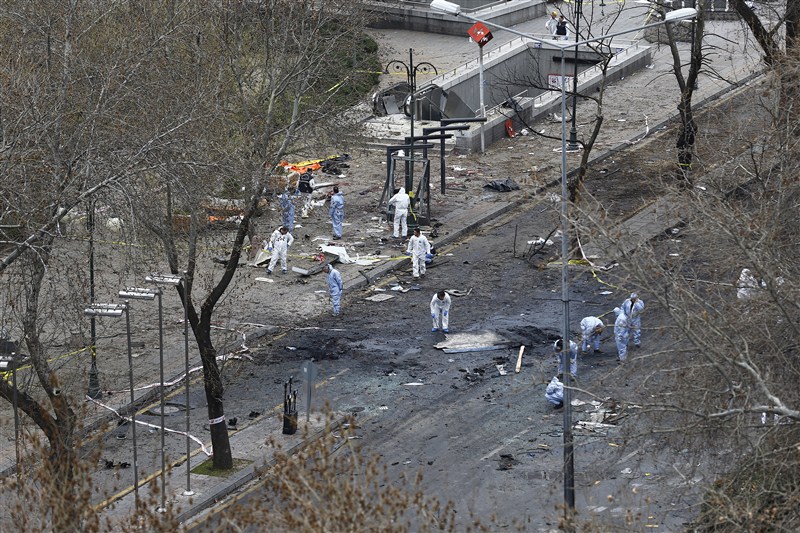 At least 34 people were killed and 125 others injured after an explosion hit Turkey's capital city of Ankara, the media reported on Monday. Ankara car bomb,Turkey condemns terror attack,Turkey terror attack,Ankara terror attack,Turkey car bomb blast kills 34,Turkey car bomb blast,car bomb blast in Turkey,car bomb blast,Ankara car bomb blast kills 34
