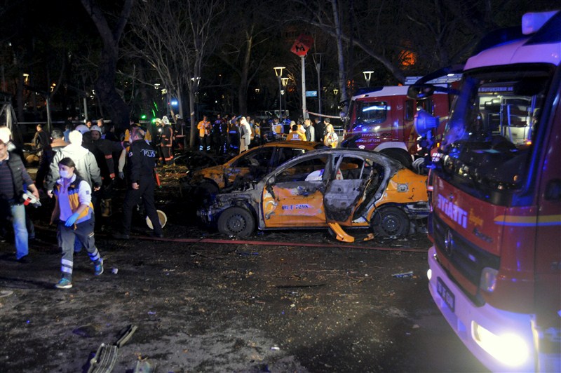 At least 34 people were killed and 125 others injured after an explosion hit Turkey's capital city of Ankara, the media reported on Monday. Ankara car bomb,Turkey condemns terror attack,Turkey terror attack,Ankara terror attack,Turkey car bomb blast kills 34,Turkey car bomb blast,car bomb blast in Turkey,car bomb blast,Ankara car bomb blast kills 34