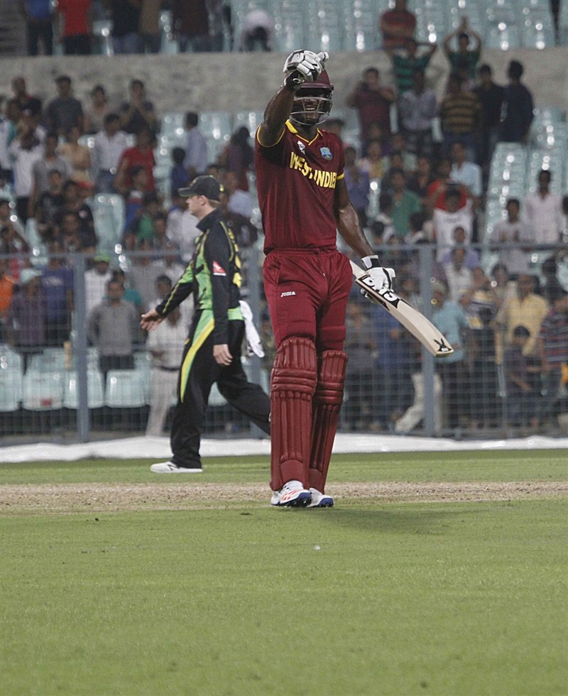 West Indies captain Darren Sammy's unconquered knock of 50 overshadowed Josh Hazlewood's hat-trick as they beat Australia by three wickets in a World Twenty20 warm-up contest at the Eden Gardens here Sunday. West Indies beat Australia,West Indies vs Australia,West Indies beat Australia in World T20 warm-up,World T20 warm-up,World T20 warm-up matches,ICC World T20 2016,ICC World T20,world t20,world t20 results,World T20 pics,World T20 images,World T20 stills,W