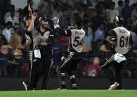 India restrict New Zealand to low total.