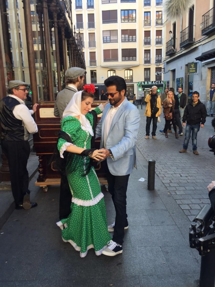 Bollywood extravaganza, the International Indian Film Academy (IIFA) celebrations, will return to Europe for the fourth time, with the scenic Madrid in Spain as the chosen destination this year. Actors Anil Kapoor, Hrithik Roshan and Sonakshi Sinha are already in Madrid to spread the 'filmy' fever. IIFA 2016,IIFA 2016 in Spain,Hrithik Roshan,Anil Kapoor,Sonakshi Sinha,Madrid,filmi fever,IIFA