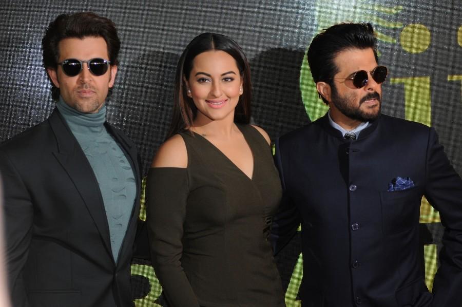 Bollywood extravaganza, the International Indian Film Academy (IIFA) celebrations, will return to Europe for the fourth time, with the scenic Madrid in Spain as the chosen destination this year. Actors Anil Kapoor, Hrithik Roshan and Sonakshi Sinha are already in Madrid to spread the 'filmy' fever. IIFA 2016,IIFA 2016 in Spain,Hrithik Roshan,Anil Kapoor,Sonakshi Sinha,Madrid,filmi fever,IIFA