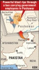 15 killed in Peshawar blast