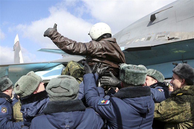 Russian warplanes fly home as Moscow begins withdrawing forces that have tipped the war in Assad's way. Russian warplanes,Russian warplanes leave Syria,warplanes,Moscow,Russian withdrawing forces,Syria