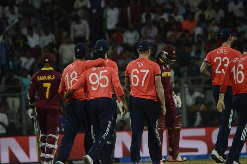 England vs West Indies in a Group 1 World Twenty20 cricket clash at the Wankhede Stadium on Wednesday. West Indies beat England,Chris Gayle,West Indies vs England,West Indies crush England,World Twenty20,icc world twenty20,ICC World Twenty20 India 2016,world twenty20,World Twenty20 pics,World Twenty20 images,World Twenty20 stills,World Twenty20 pictures