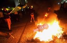 Protests erupted in several Brazilian cities on Wednesday after President Dilma Rousseff named her predecessor Luiz Inacio Lula da Silva chief of staff and a taped conversation fed opposition claims the move was meant to shield Lula from prosecution.