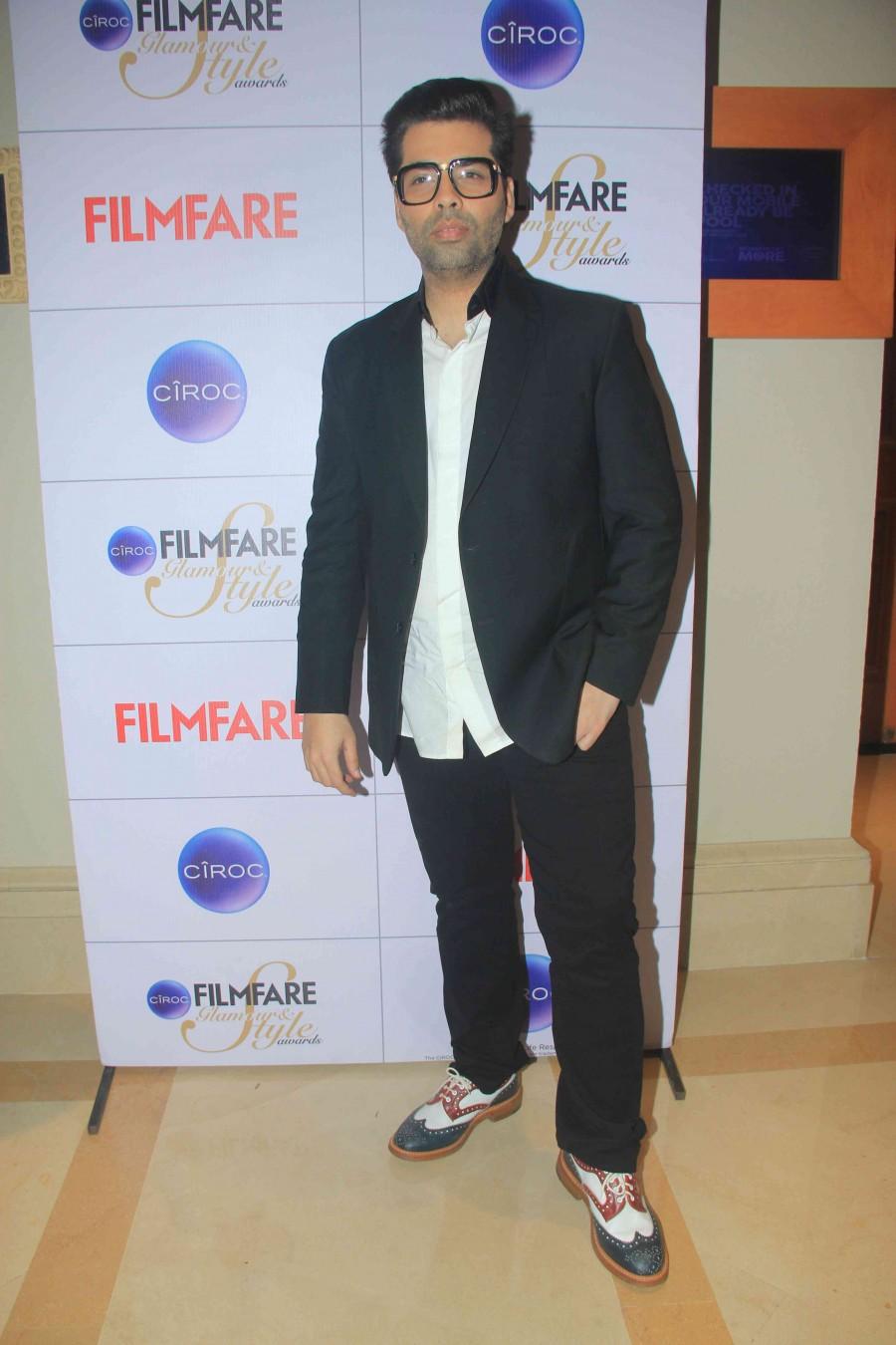 Karan Johar Filmfare Glamour & Style Awards,Karan Johar,Manish Malhotra,Cover launch,photos