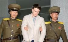 North Korea's supreme court sentenced American student Otto Warmbier, who was arrested while visiting the country, to 15 years of hard labor on Wednesday for crimes against the state, a punishment Washington condemned as politically motivated.
