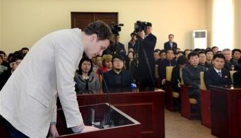 North Korea,Otto Warmbier,hard labor,crimes against the state,North Korea Sentences American Student to 15 Years,Washington,punishment,increasingly clear