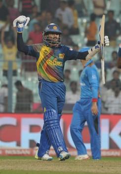 An unbeaten 56-ball 83 from Tillakaratne Dilshan ensured Sri Lanka beat Afghanistan by 6 wickets, while chasing a target of 154 in a World Twenty 20 encounter at the Eden Gardens on Thursday.