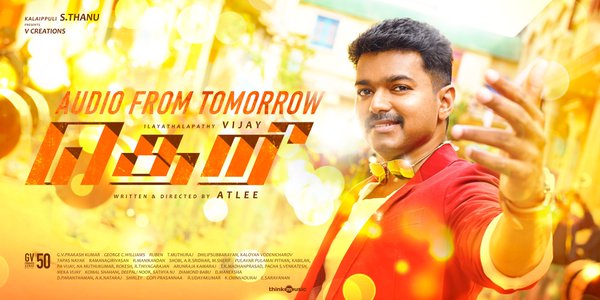 Director Atlee revealed Title and First Look Poster of Vijay's upcoming Movie Theri,Theri first look,Theri first look poster,Theri poster,vijay,vijay 59,ilayathalapathy vijay,atlee,vijay new movie