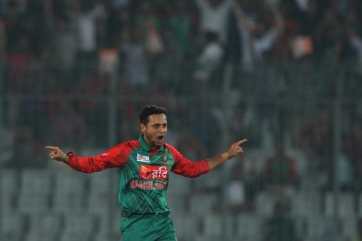 The International Cricket Council (ICC) on Saturday suspended with immediate effect Bangladesh's left-arm spinner Arafat Sunny and medium pacer Taskin Ahmed from bowling due to illegal bowling actions.