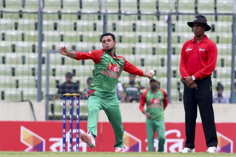 The International Cricket Council (ICC) on Saturday suspended with immediate effect Bangladesh's left-arm spinner Arafat Sunny and medium pacer Taskin Ahmed from bowling due to illegal bowling actions. Arafat Sunny,Taskin Ahmed,Taskin and Sunny suspended,Taskin and Sunny,Bangladesh player suspended,World Twenty20 2016,World Twenty20,ICC World Twenty20 India 2016,icc world twenty20,Bangladesh's left-arm spinner Arafat Sunny,Bangladesh's medium