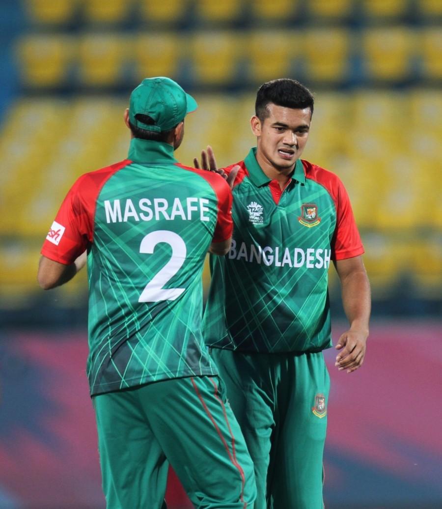 The International Cricket Council (ICC) on Saturday suspended with immediate effect Bangladesh's left-arm spinner Arafat Sunny and medium pacer Taskin Ahmed from bowling due to illegal bowling actions. Arafat Sunny,Taskin Ahmed,Taskin and Sunny suspended,Taskin and Sunny,Bangladesh player suspended,World Twenty20 2016,World Twenty20,ICC World Twenty20 India 2016,icc world twenty20,Bangladesh's left-arm spinner Arafat Sunny,Bangladesh's medium