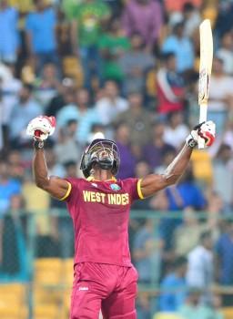 West Indies beat Sri Lanka in the second match of the Super 10 stage of World Twenty20 on Sunday at Chinnaswamy Stadium.