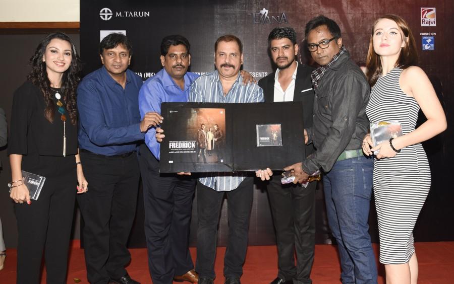 Actors of the film Prashant Narayanan, debutante Tulna, Avinash Dhyani and Rajesh Khera and Anna Ador were present. Fredrick Music Launch,Fredrick Music,Fredrick audio Launch,Fredrick audio,Prashant Narayanan,Tulna,Avinash Dhyani,Rajesh Khera,Anna Ador