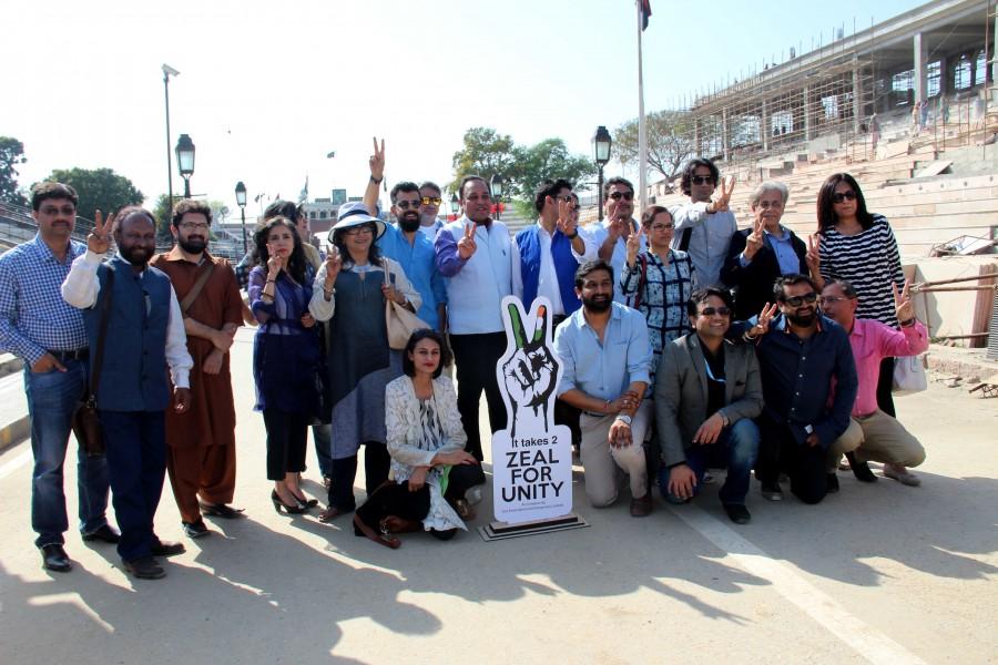 Zee Entertainment Enterprises Ltd launches Indo-Pak Peace Initiative 'Zeal for Unity'. Zee Entertainment,Indo-Pak Peace Initiative 'Zeal for Unity',Indo-Pak Peace,Zeal for Unity,Wagah Border