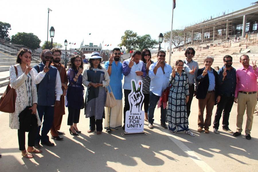 Zee Entertainment Enterprises Ltd launches Indo-Pak Peace Initiative 'Zeal for Unity'. Zee Entertainment,Indo-Pak Peace Initiative 'Zeal for Unity',Indo-Pak Peace,Zeal for Unity,Wagah Border