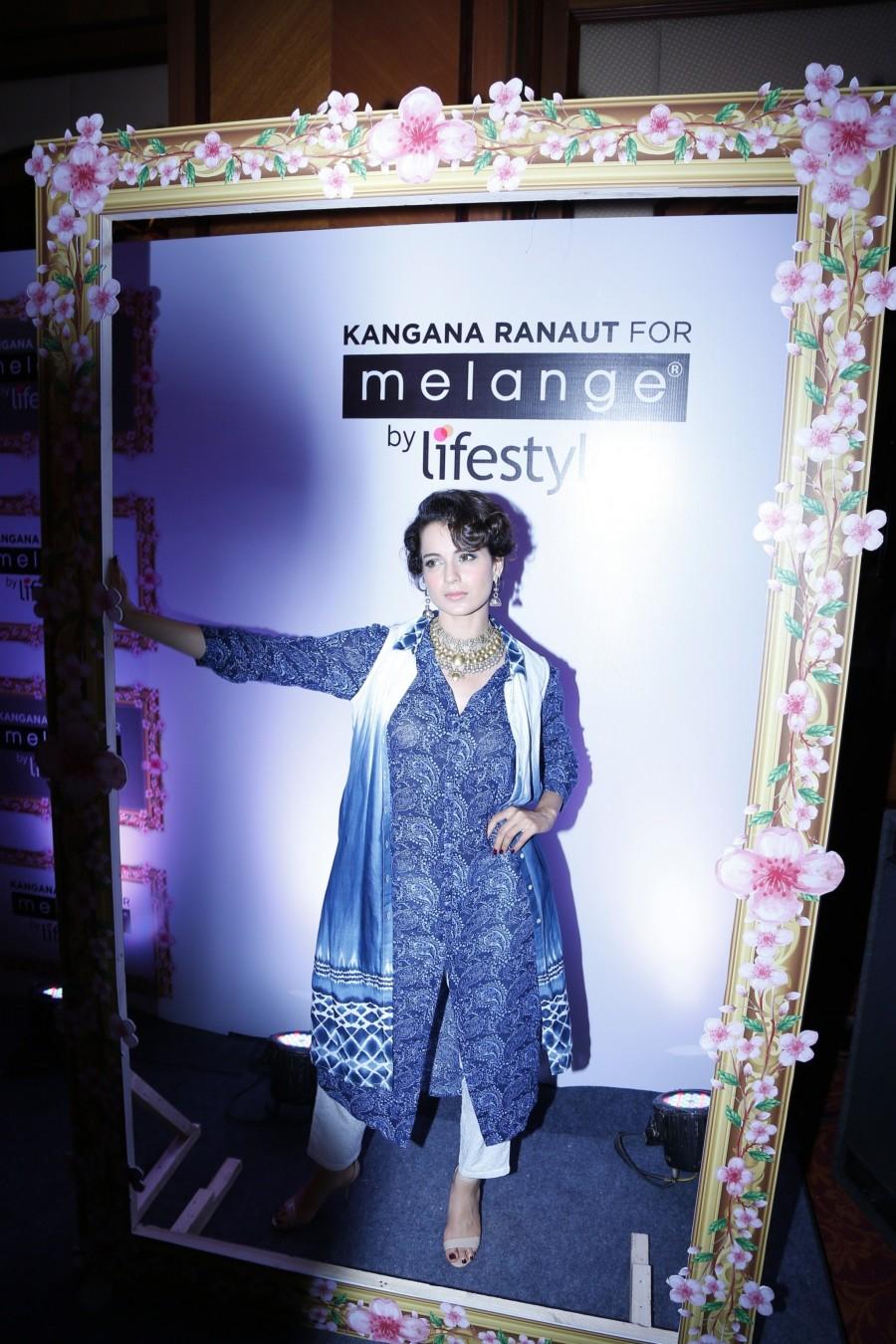 Bollywood actress Kangana Ranaut to Endorse Lifestyle's Melange Brand. Kangana Ranaut,Kangana Ranaut Melange Brand,Melange Brand,Kangana Ranaut to endorse contemporary ethnic wear brand,Kangana Ranaut As Brand Ambassador For Melange,actress Kangana Ranaut,Kangana Ranaut pics,Kangana Ranaut images,Kangana Ranaut stills,Kangan