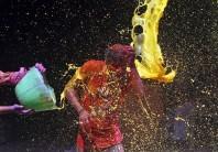 Holi is a spring festival in Nepal and India, also known as the festival of colours or the festival of sharing love.