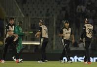 New Zealand beat Pakistan by 22 runs here on Tuesday to qualify for the semi-finals of the World Twenty20 cricket tournament.