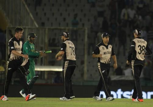 New Zealand beat Pakistan by 22 runs here on Tuesday to qualify for the semi-finals of the World Twenty20 cricket tournament.