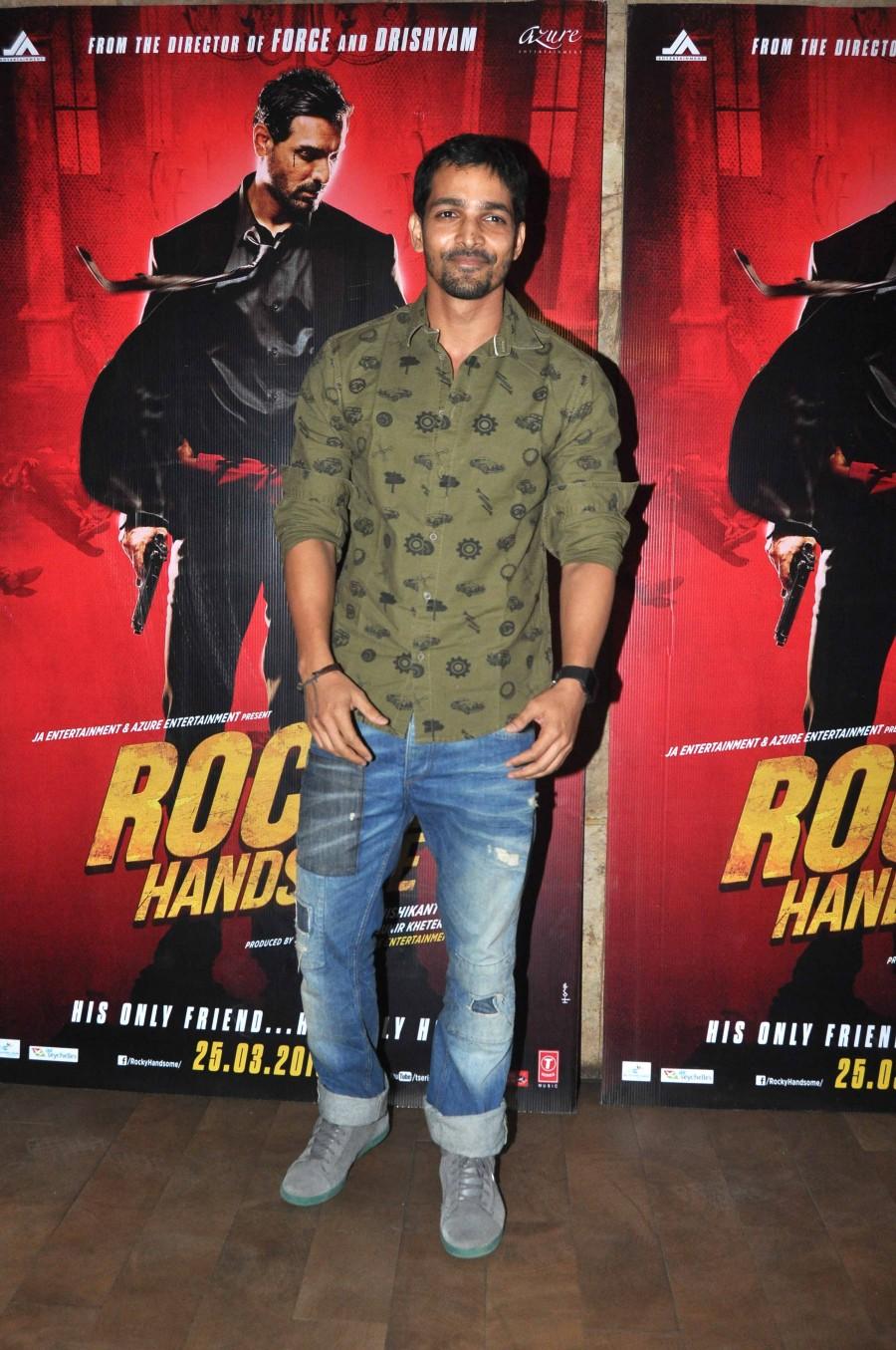 Director Nishikant Kamat, Sonakshi Sinha, Harshvardhan Rane, Riteish Deshmukh, Genelia D'Souza, singer Ayushmann Khurrana, Sooraj Pancholi and others graced the event. Rocky Handsome,Rocky Handsome Special Screening,Director Nishikant Kamat,Sonakshi Sinha,Harshvardhan Rane,Riteish Deshmukh,Genelia D'Souza,singer Ayushmann Khurrana,Sooraj Pancholi,Rocky Handsome Special Screening pics,Rocky Handsome Special Screenin