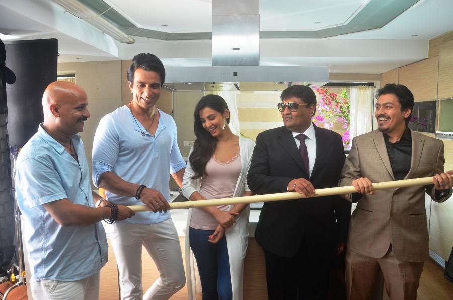 Actress Sonal Chauhan and Actor Sonu Sood Shoot as Brand Ambassadors for Texmo Pipe Fittings AD with Director Rajend. Sonu Sood,Sonal Chauhan,Sonal Chauhan and Sonu Sood Shoot as Brand Ambassadors,Texmo Pipe Fittings AD,Director Rajend,Sonal Chauhan and Sonu Sood