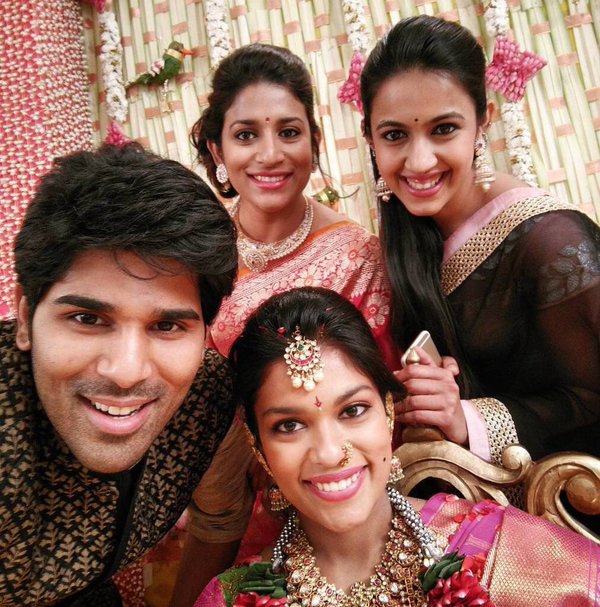 Megastar Chiranjeevi's second daughter Srija Konidela entered wedlock with NRI Kalyan at a private wedding ceremony. Chiranjeevi daughter Srija,Chiranjeevi daughter Srija wedding,Chiranjeevi daughter Srija marriage,Srija wedding,Srija marriage,Srija wedding pics,Srija wedding images,Srija wedding photos,Srija wedding stills,Srija wedding pictures,Ram Charan,Allu Arjun,C