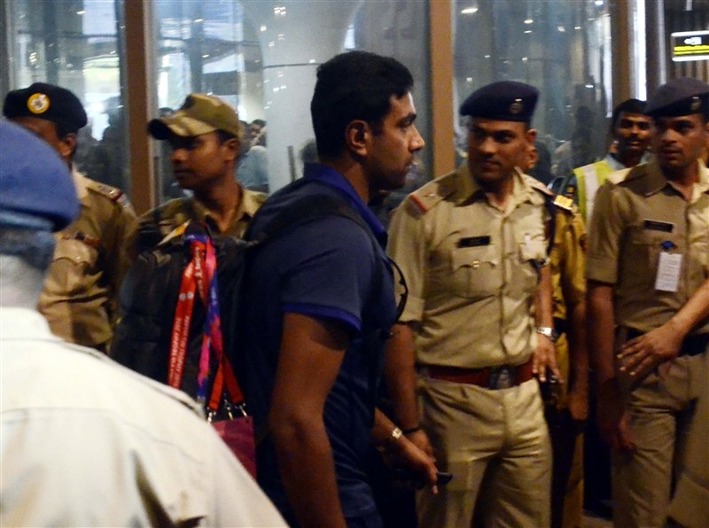 The Indian cricket team, led by skipper Mahendra Singh Dhoni, arrived here on Monday evening ahead of the World Twenty20 second semi-final clash against the West Indies on Thursday. Team India,India Team,India vs West Indies,India vs West Indies Semi Final,India Semi Final,World T20 Semi Final,T20 semi final,World T20,world t20 results,Dhoni,Virat Kohli,Ravichandran Ashwin,Ashish Nehra,Yuvaraj singh